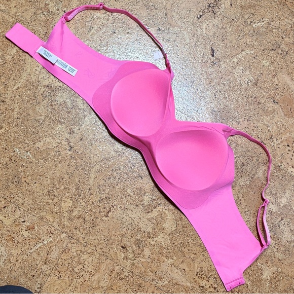 Victoria's Secret Bare Lightly Lined Wireless Comfort Bra In Pink Sz S - Picture 7 of 13